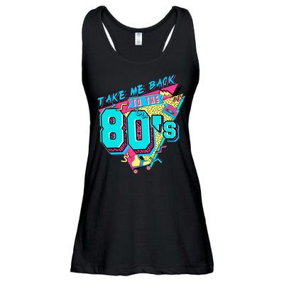 Take Me Back To The 80s Vintage Birthday Retro 80s Party Lover Ladies Essential Flowy Tank