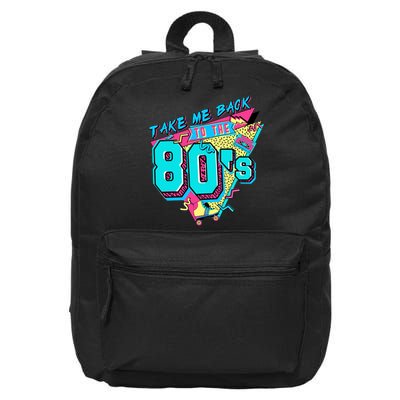 Take Me Back To The 80s Vintage Birthday Retro 80s Party Lover 16 in Basic Backpack