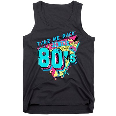 Take Me Back To The 80s Vintage Birthday Retro 80s Party Lover Tank Top
