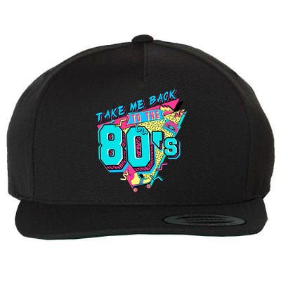 Take Me Back To The 80s Vintage Birthday Retro 80s Party Lover Wool Snapback Cap