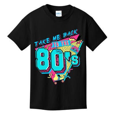 Take Me Back To The 80s Vintage Birthday Retro 80s Party Lover Kids T-Shirt