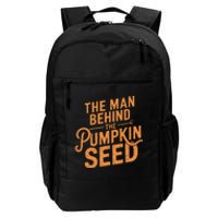 The Man Behind The Pumpkin Seed Halloween Pregnancy Daily Commute Backpack