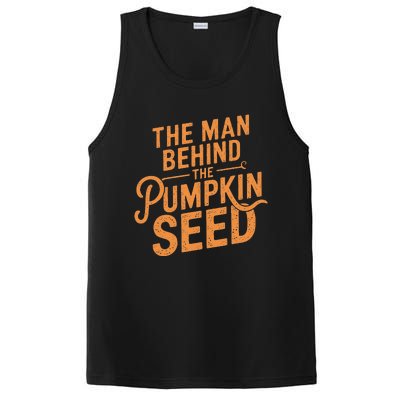 The Man Behind The Pumpkin Seed Halloween Pregnancy PosiCharge Competitor Tank