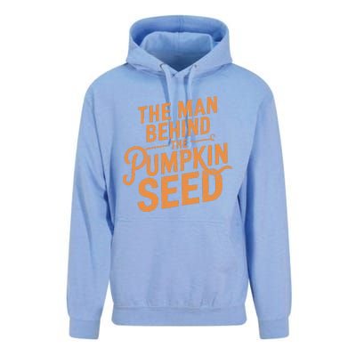 The Man Behind The Pumpkin Seed Halloween Pregnancy Unisex Surf Hoodie