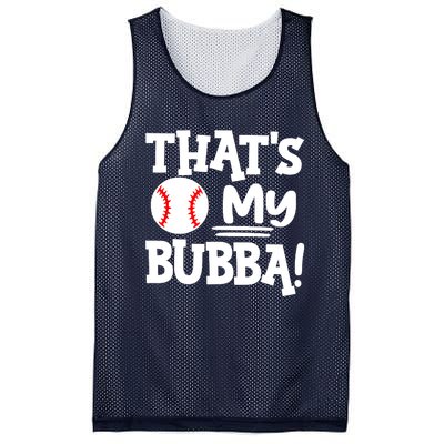 That's My Bubba Funny Baseball Best Bubba Ever Mesh Reversible Basketball Jersey Tank