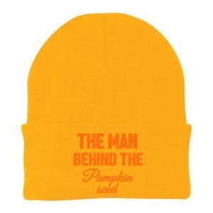 The Man Behind The Pumpkin Seed Halloween Pregnant Knit Cap Winter Beanie