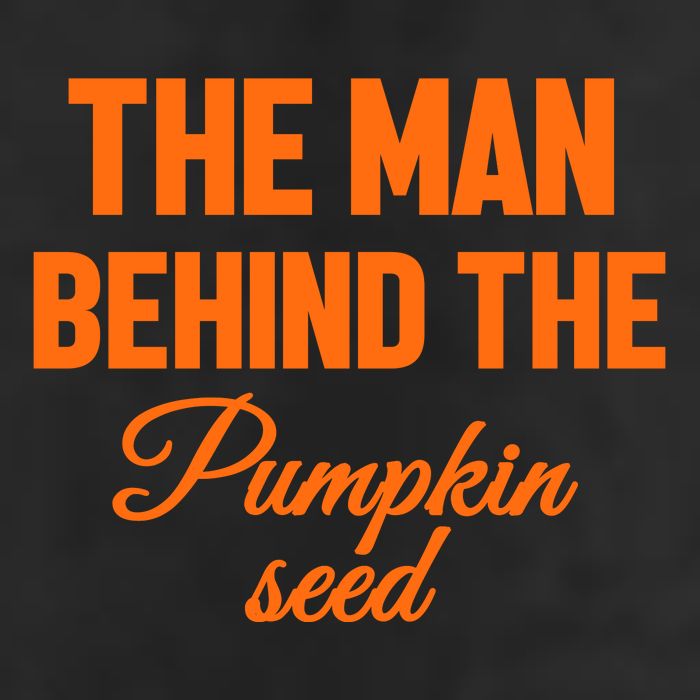 The Man Behind The Pumpkin Seed Halloween Pregnant Cool Comfort Performance Bucket Hat
