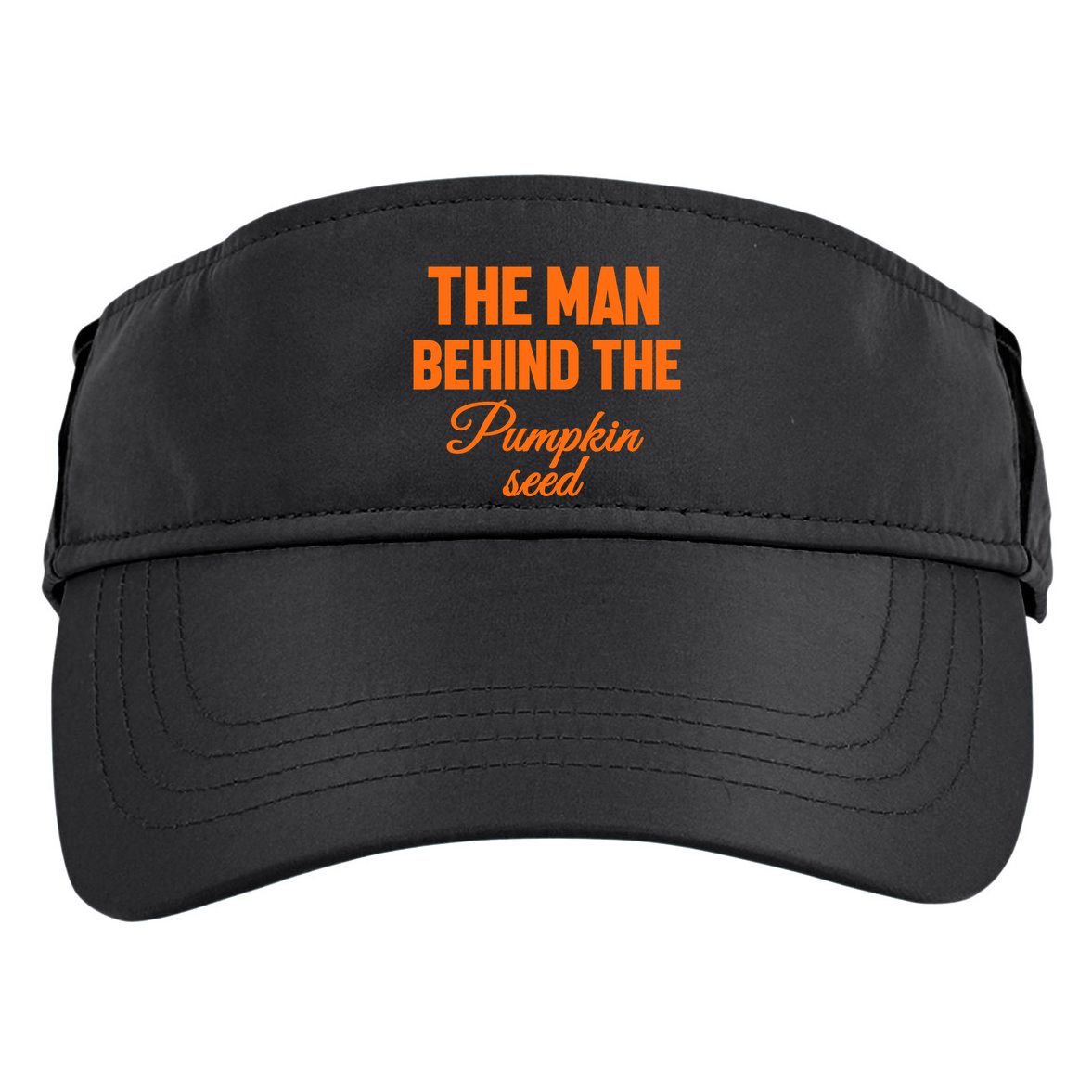 The Man Behind The Pumpkin Seed Halloween Pregnant Adult Drive Performance Visor