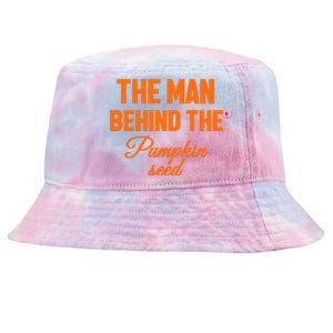 The Man Behind The Pumpkin Seed Halloween Pregnant Tie-Dyed Bucket Hat