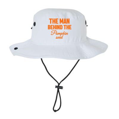 The Man Behind The Pumpkin Seed Halloween Pregnant Legacy Cool Fit Booney Bucket Hat