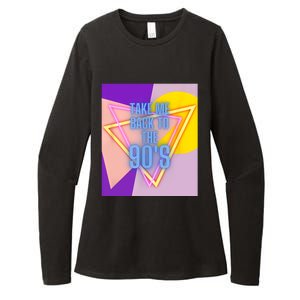 Take Me Back To The 90s Clothing Music Concert Party Womens CVC Long Sleeve Shirt