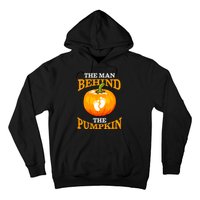 The Man Behind The Pumpkin Dad Soon Halloween Pregnancy Hoodie