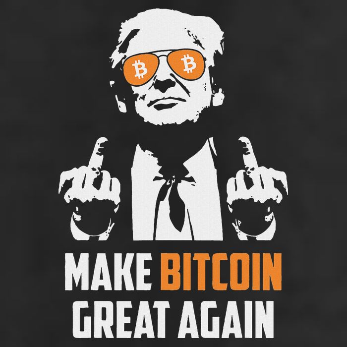 Trump Make Bitcoin Great Again Funny Maga Pro Trump 7 Panel Mesh Trucker Snapback Hat