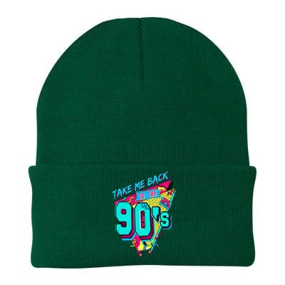 Take Me Back To The 90's Retro Old Funny Day Knit Cap Winter Beanie