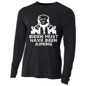 Trump Meme Butler Pennsylvania Trump Rally Today Trump 2024 Cooling Performance Long Sleeve Crew