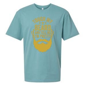 Touch My Beard And Tell Me IM Pretty Sueded Cloud Jersey T-Shirt