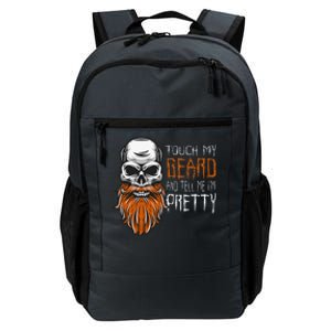 Touch My Beard And Tell Me Im Pretty Funny Halloween Daily Commute Backpack