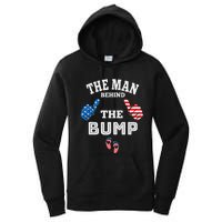 The Man Behind The Baby Bump Women's Pullover Hoodie