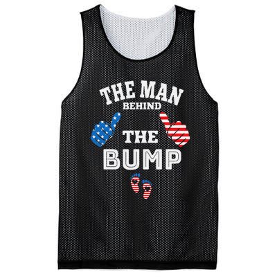 The Man Behind The Baby Bump Mesh Reversible Basketball Jersey Tank