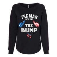 The Man Behind The Baby Bump Womens California Wash Sweatshirt