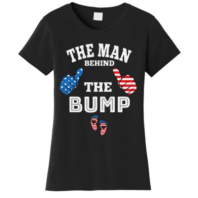 The Man Behind The Baby Bump Women's T-Shirt