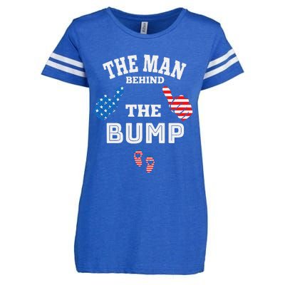 The Man Behind The Baby Bump Enza Ladies Jersey Football T-Shirt