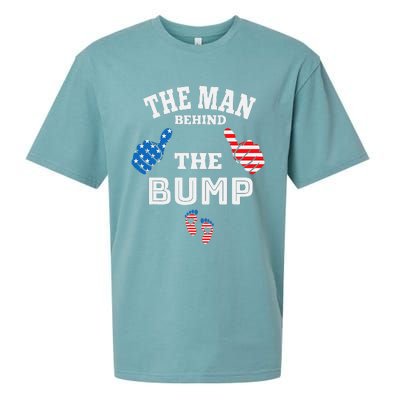 The Man Behind The Baby Bump Sueded Cloud Jersey T-Shirt