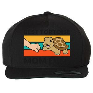 Tortoise Mama Best Tortoise Mom Ever Wool Snapback Cap