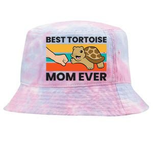 Tortoise Mama Best Tortoise Mom Ever Tie-Dyed Bucket Hat