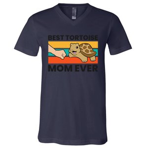 Tortoise Mama Best Tortoise Mom Ever V-Neck T-Shirt