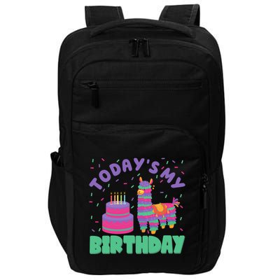 Todays My Birthday Llama Party Impact Tech Backpack