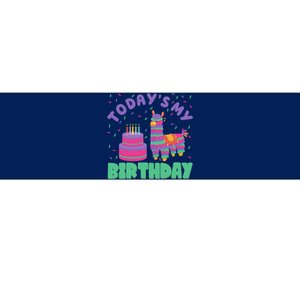 Todays My Birthday Llama Party Bumper Sticker