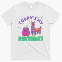 Todays My Birthday Llama Party T-Shirt