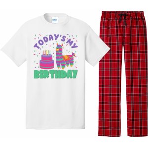 Todays My Birthday Llama Party Pajama Set