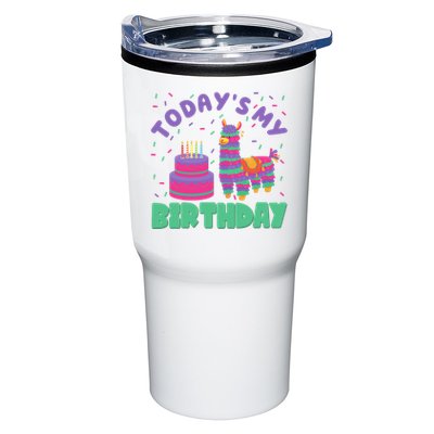 Todays My Birthday Llama Party Tumbler