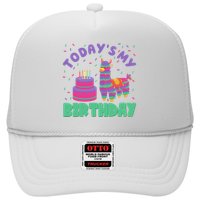 Todays My Birthday Llama Party Trucker Hat