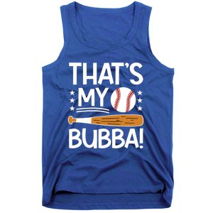 ThatS My Bubba Baseball Brother Baseball PlayerS Brother Gift Tank Top