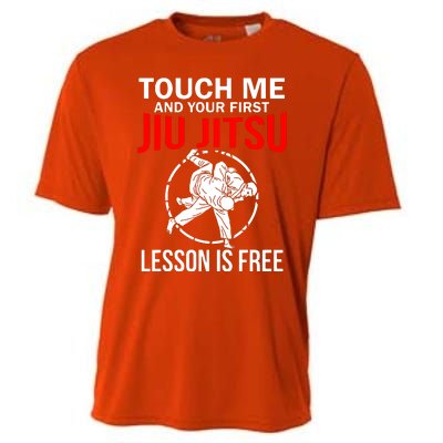 Touch Me Brazilian Jiu Jitsu Cooling Performance Crew T-Shirt