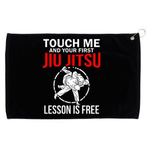 Touch Me Brazilian Jiu Jitsu Grommeted Golf Towel