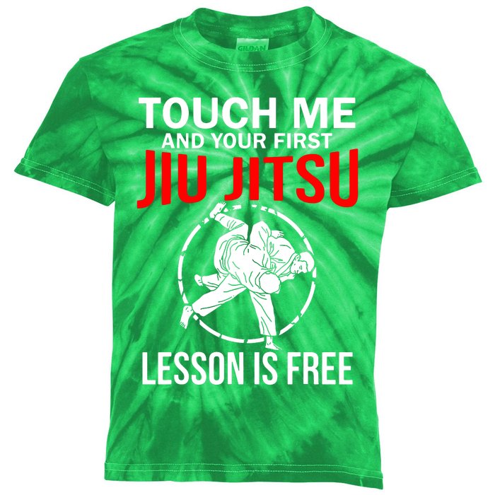 Touch Me Brazilian Jiu Jitsu Kids Tie-Dye T-Shirt