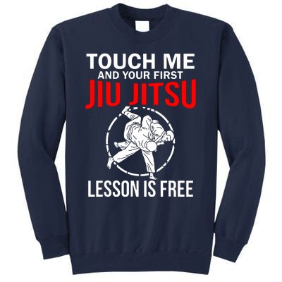 Touch Me Brazilian Jiu Jitsu Tall Sweatshirt