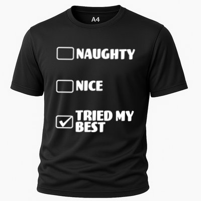 Tried My Best, Funny Check List Design Performance Shirt