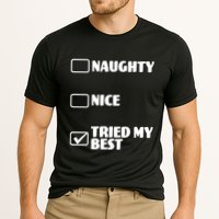 Tried My Best, Funny Check List Design Performance Shirt