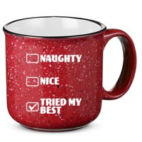 Tried My Best, Funny Check List Design 15oz Campfire Ceramic Mug