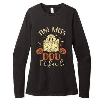 Tiny Miss Bootiful Spooky Costume Halloween Gift Womens CVC Long Sleeve Shirt