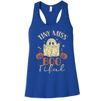 Tiny Miss Bootiful Spooky Costume Halloween Gift Women's Racerback Tank