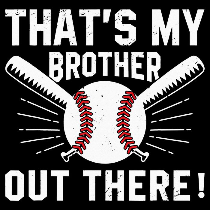 That's My Brother Out There Baseball Player 16 in Basic Backpack