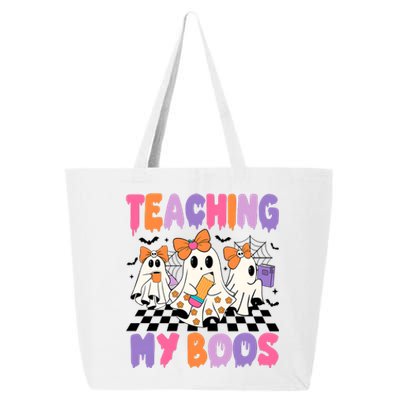 Teaching My Boos Coquette Ghost Teacher 25L Jumbo Tote