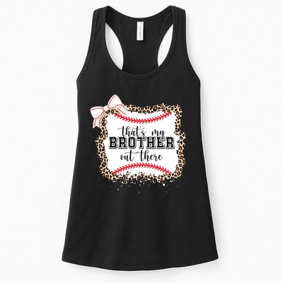 Thats My Brother Out There Cute Baseball Game Day Womens Tank Top