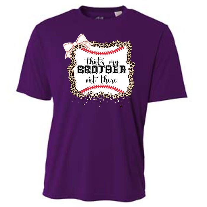 Thats My Brother Out There Cute Baseball Game Day Cooling Performance Crew T-Shirt